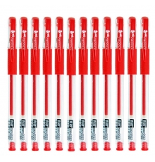 真彩 GP-009 0.5mm 中性笔（红色 适用真彩GR-009中性笔芯，12支/盒，144支/大盒）