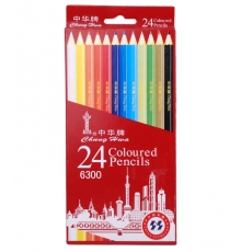 中华牌 24色 6300 彩色铅笔（6套/大盒）