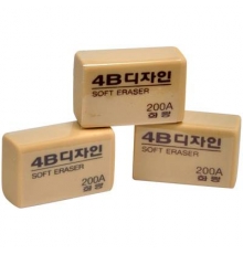 南韩美术橡皮 4B 200A（30块/盒）