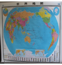 世界地图防水挂图贴图（1.5*1.1m）