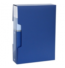 得力(deli) 5006 经济型资料册 A4 80页 蓝色（12本/箱）