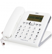 得力（Deli）790 来电显示办公家用电话机/固定电话/座机 30度创意时尚大屏幕