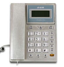 步步高 HCD007(6101)TSD 有绳电话机/座机（时尚翻盖、磨砂材质、夜光按键、来电显示、双接口）