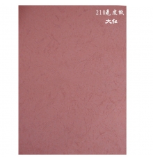 传美 A4 210g 云彩纸，又名皮纹封面纸（大红，100张/包）