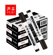 严采（ycai) / (得力）8881记号笔黑色（12支/盒）
