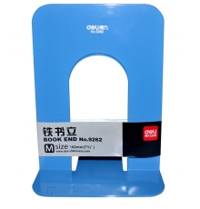 得力(deli)铁书立 192mm（7.5”） 9262 （18付/盒）