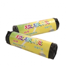 清亮垃圾袋 黑色 点断式3001（80*100cm，10个/卷，100卷/箱）