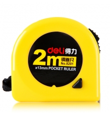 得力（deli）钢卷尺 2m*13mm 8201（10把/盒）