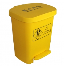 医疗脚踏带盖垃圾桶 30L（规格：37*33*49cm）