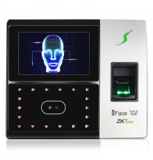 ZKTeco/中控智慧iFace702 人脸指纹考勤机 高速识别打卡机 触屏操控门禁一体机